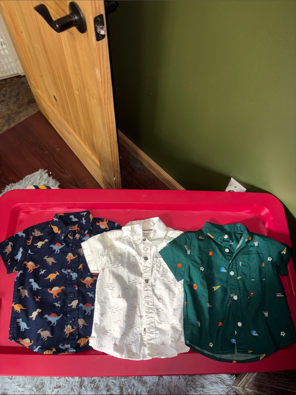 18m Short Sleeve Dress Shirts NWOT